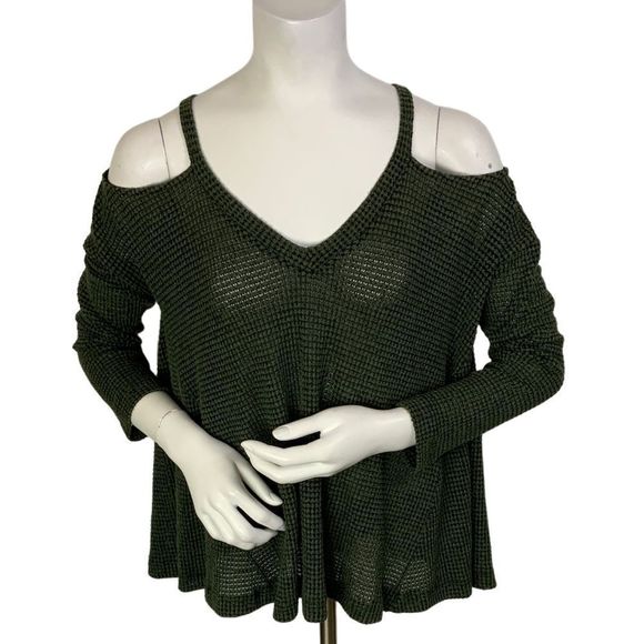 Vintage Havana Cold Shoulder Sweater - Picture 1 of 6